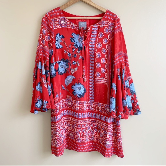 Vanessa Virginia 100% Silk Dress Bell RELISTED - Picture 2 of 11